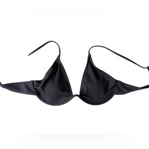 Underwire bikini top black size L